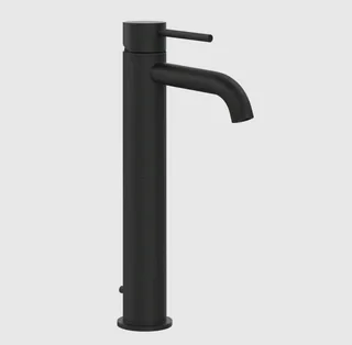Смеситель для раковины, Gessi, 316 Cesello, цвет-черный матовый