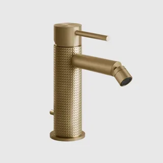 Смеситель для биде, Gessi, 316 Cesello, цвет-Warm Bronze Brushed PVD