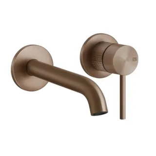 Смеситель для раковины, Gessi, 316 Cesello, цвет-Copper Brushed PVD