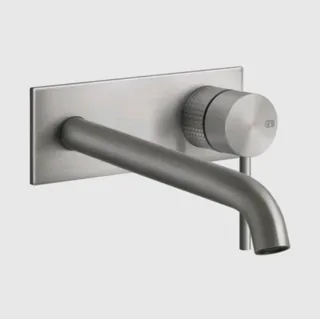 Смеситель для раковины, Gessi, 316 Cesello, цвет-Steel Brushed