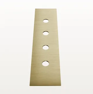 Пластина для монтажного бокса, Gessi, шгв 690*3*170, цвет-Brushed Brass PVD — иконка