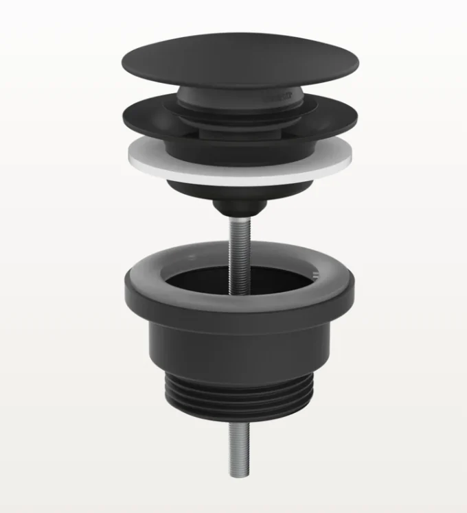 Донный клапан, Gessi, для раковин, 1 1/4", цвет-Black XL