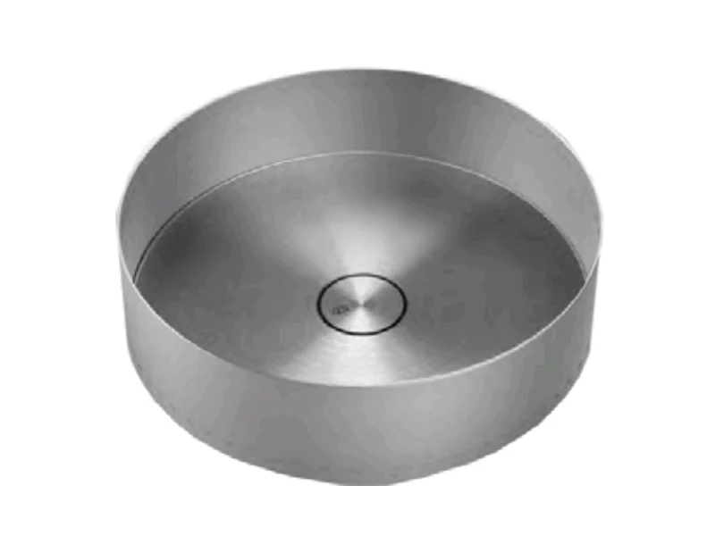 Раковина, Gessi, 316, шгв 400*400*125, отверстия для смесителя-отсутствуют, цвет -Warm Bronze Br. PVD
