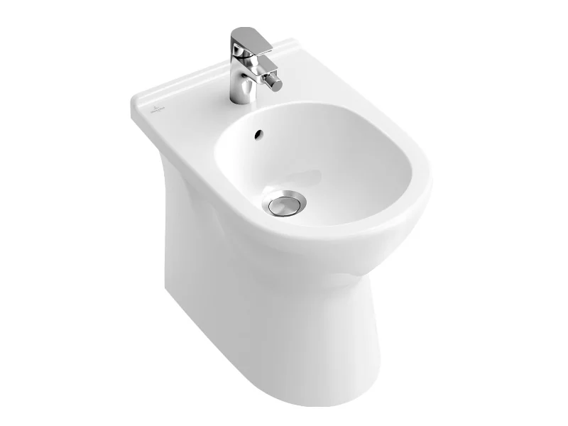 Биде, Villeroy&Boch, O'Novo, напольный/пристенный, шгв 360*560*400, CeramicPlus, цвет-альпийский белый