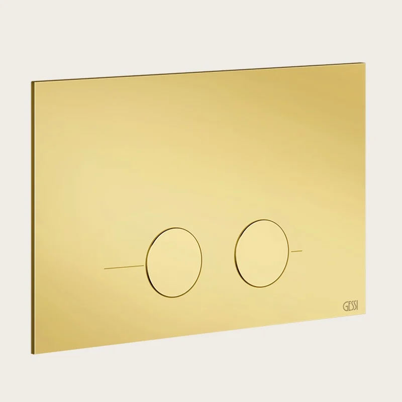 Клавиша смыва, Gessi, для унитаза, шгв 245*5*155, цвет-Gold PVD