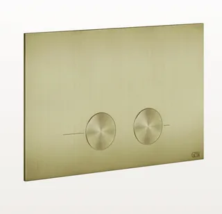 Клавиша смыва, Gessi, Geberit Sigma 8/12, шгв 245*5*155, цвет-Brushed Brass PVD