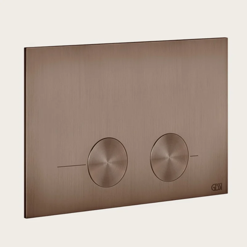 Клавиша смыва, Gessi, для унитаза, шгв 215*5*145, цвет-Copper Brushed PVD