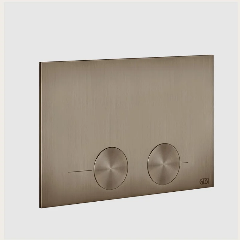 Клавиша смыва, Gessi, для инсталяций, Tece (TeceProfil, TeceBox), шгв 215*5*145, цвет-Coffee Bronze Brushed PVD