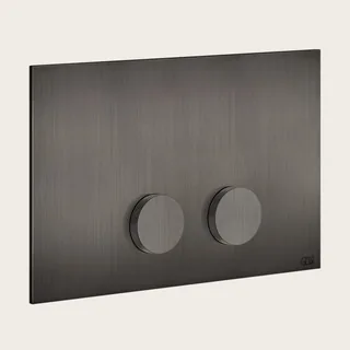 Клавиша смыва, Gessi, Anello, Diamantato, для унитаза, шгв 245*17*155, цвет-Black Metal Brushed PVD