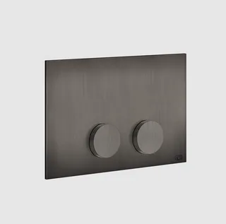 Клавиша смыва, Gessi, Anello, для унитаза, шгв 215*12*145, цвет-черный металл брашированный PVD — иконка