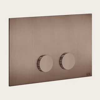 Клавиша смыва, Gessi, Ingranaggio Rigato, для унитаза, шгв 245*17*155, цвет-Copper Brushed PVD