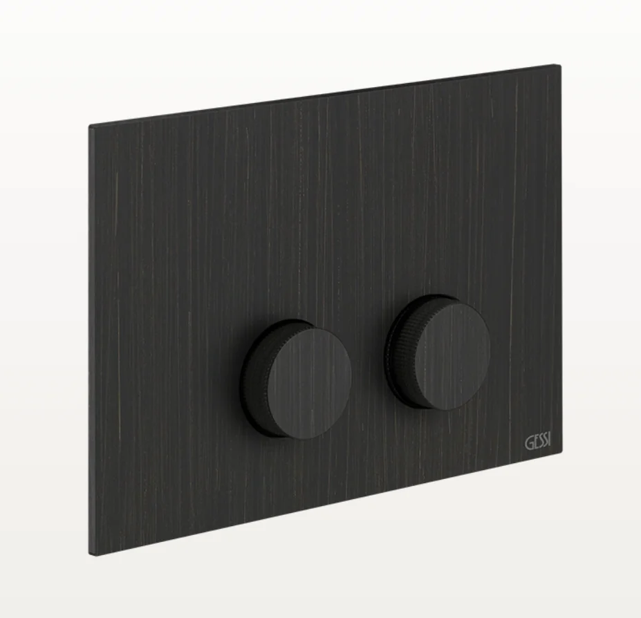 Клавиша смыва, Gessi, Ingranaggio, Tece (TeceProfil, TeceBox), для унитаза, шгв 215*12*145, цвет-Aged Bronze