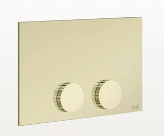 Клавиша смыва, Gessi, Ingranaggio, Tece (TeceProfil, TeceBox), для унитаза, шгв 215*12*145, цвет-Brass PVD