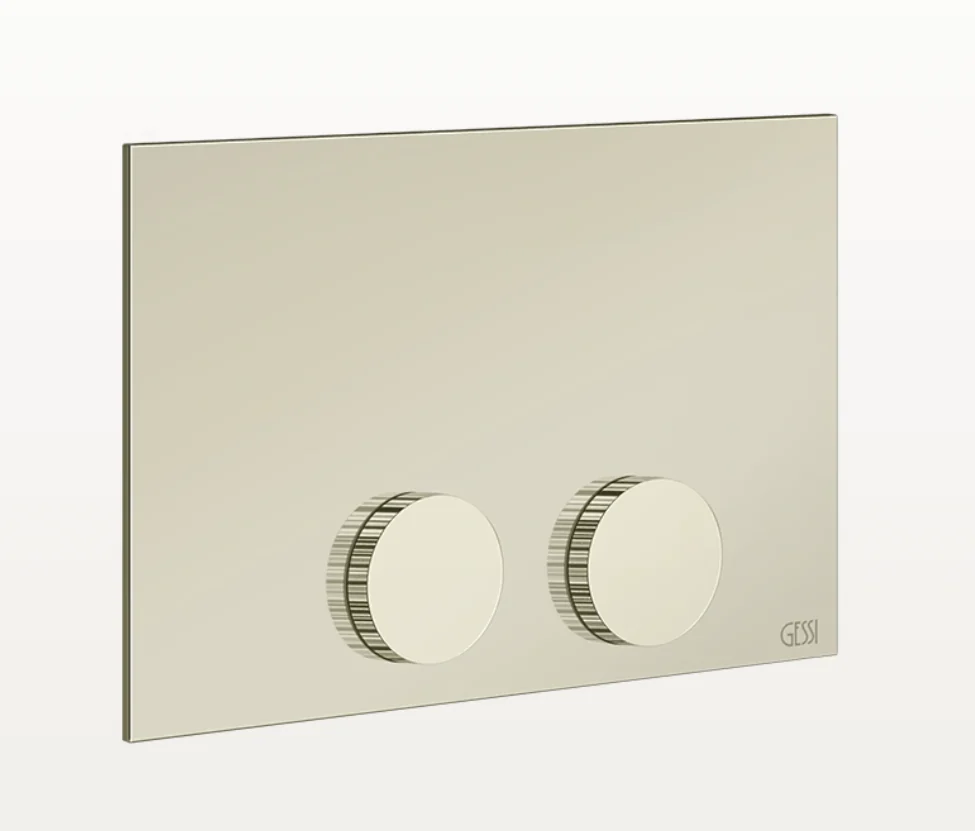 Клавиша смыва, Gessi, Ingranaggio, Tece (TeceProfil, TeceBox), для унитаза, шгв 215*12*145, цвет-Nickel PVD (старый арт. 54641/720)