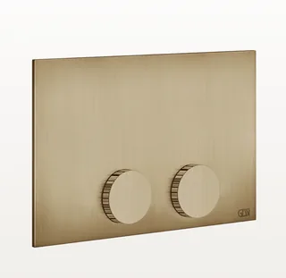 Клавиша смыва, Gessi, Ingranaggio, Tece (TeceProfil, TeceBox), для унитаза, шгв 215*12*145, цвет-Warm Bronze Brushed PVD