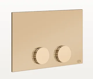Клавиша смыва, Gessi, Ingranaggio, Tece (TeceProfil, TeceBox), для унитаза, шгв 215*12*145, цвет-Warm Bronze PVD (старый арт. 54641/735)