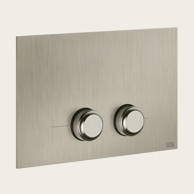 Клавиша смыва, Gessi, VENTI20, для унитаза, шгв 245*17*155, цвет-Finox Brushed Nickel