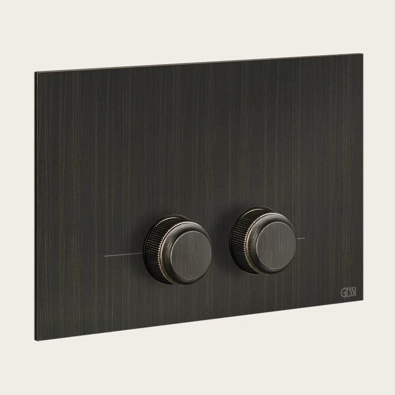 Клавиша смыва, Gessi, VENTI20, для унитаза, шгв 245*17*155, цвет-Aged Bronze