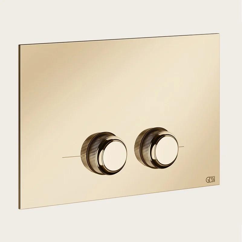 Клавиша смыва, Gessi, VENTI20, для унитаза, шгв 245*17*155, цвет-Warm Bronze PVD