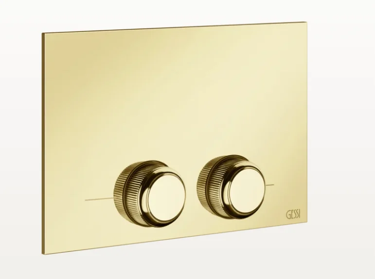 Клавиша смыва, Gessi, VENTI20, для унитаза, шгв 215*12*145, цвет-Gold PVD