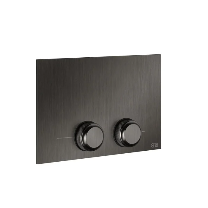 Клавиша смыва, Gessi, VENTI20, для унитаза, шгв 215*12*145, цвет-Black Metal Brushed PVD