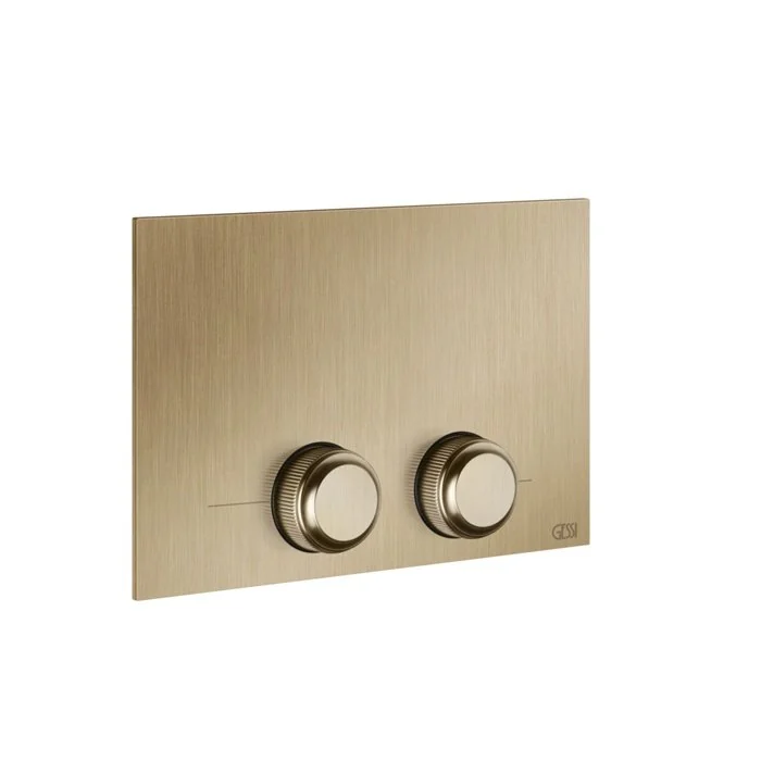 Клавиша смыва, Gessi, VENTI20, для унитаза, шгв 215*12*145, цвет-Warm Bronze Brushed PVD
