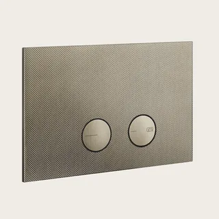 Клавиша смыва, Gessi, Diamantato, для унитаза, шгв 245*5*155, цвет-Finox Brushed Nickel