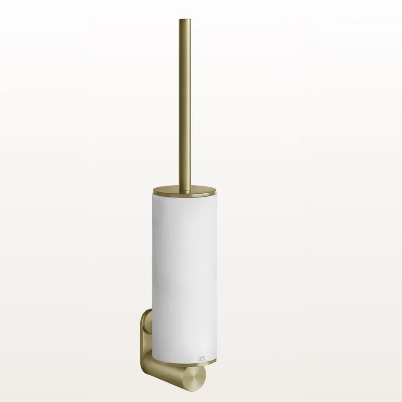 Ёршик, Gessi, 316, шгв 76*108*452, цвет колбы-белый, цвет-Brushed Brass PVD