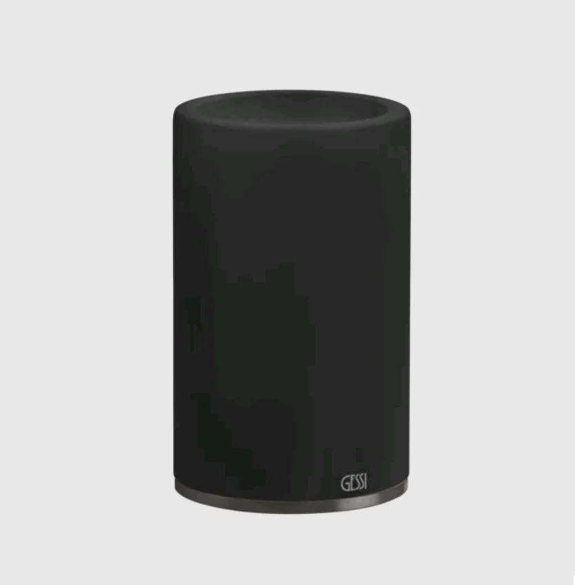 Стакан, Gessi, 316, шгв 75*75*126, цвет-чёрный/Black Metal Brushed PVD