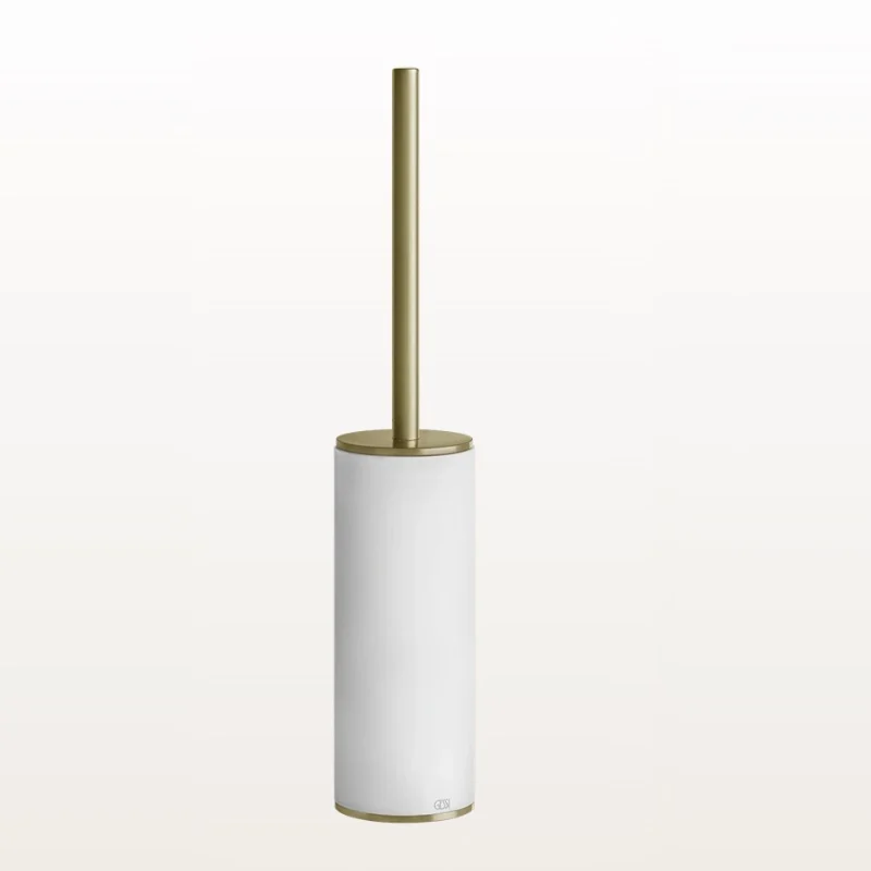 Ёршик, Gessi, 316, шгв 76*76*424, цвет колбы-белый, цвет-Brushed Brass PVD