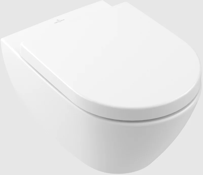 Унитаз, Villeroy&Boch, Subway 2.0, подвесной, шгв 370*560*365, CeramicPlus/AntiBac, цвет-камень белый