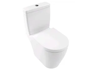 Унитаз, Villeroy&Boch, Avento, напольный, шгв 370*640*400, CeramicPlus, цвет-альпийский белый