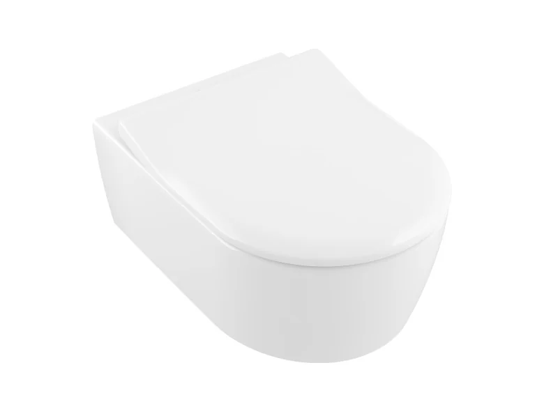 Унитаз, Villeroy&Boch, Avento, подвесной, шгв 370*530*310, CeramicPlus, цвет-альпийский белый