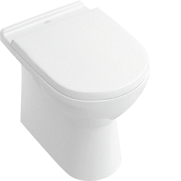 Унитаз, Villeroy&Boch, O'Novo, приставной, шгв 360*650*400, CeramicPlus, цвет-альпийский белый