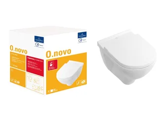 Унитаз, Villeroy&Boch, O'Novo, подвесной, шгв 360*560*350, CeramicPlus, цвет-альпийский белый