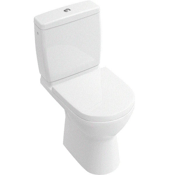Унитаз, Villeroy&Boch, O'Novo, напольный, шгв 360*610*400, CeramicPlus, цвет-альпийский белый
