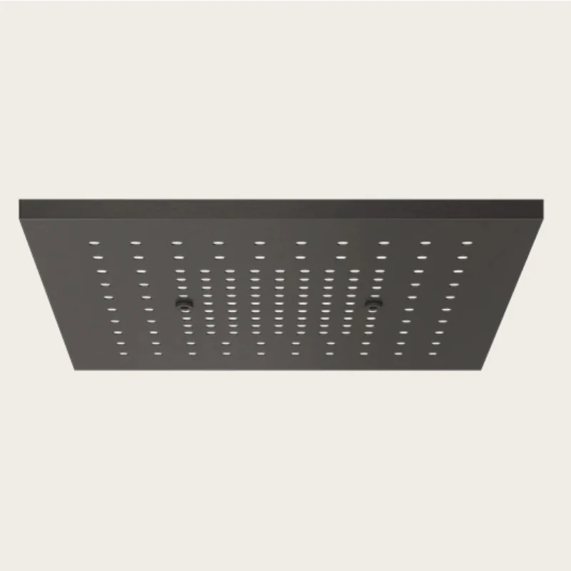 Накладная панель, Gessi, Afilo, для многофункциональной душевой системы, 300*300, цвет-Black Metal Brushed PVD
