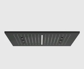 Накладная панель, Gessi, Afilo, 300*500, для многофункциональной душевой системы, цвет-чёрный матовый