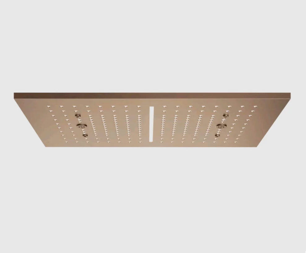 Накладная панель, Gessi, Afilo, 300*500, для многофункциональной душевой системы, цвет-Copper Brushed PVD