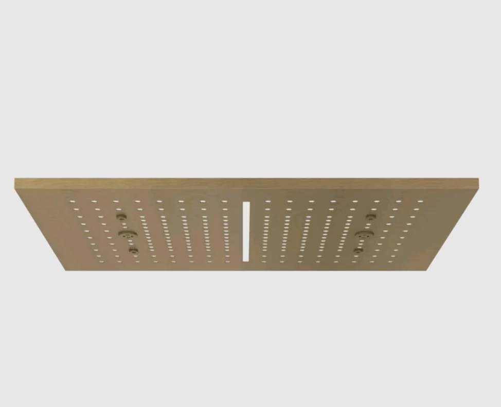 Накладная панель, Gessi, Afilo, 300*500, для многофункциональной душевой системы, цвет-Antique Brass