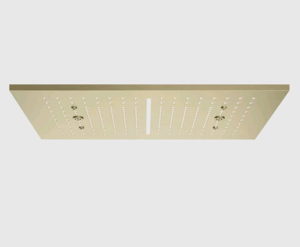 Накладная панель, Gessi, Afilo, 300*500, для многофункциональной душевой системы, цвет-Brushed Brass PVD