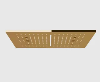 Накладная панель, Gessi, Afilo, 300*500, для многофункциональной душевой системы, цвет-Warm Bronze PVD