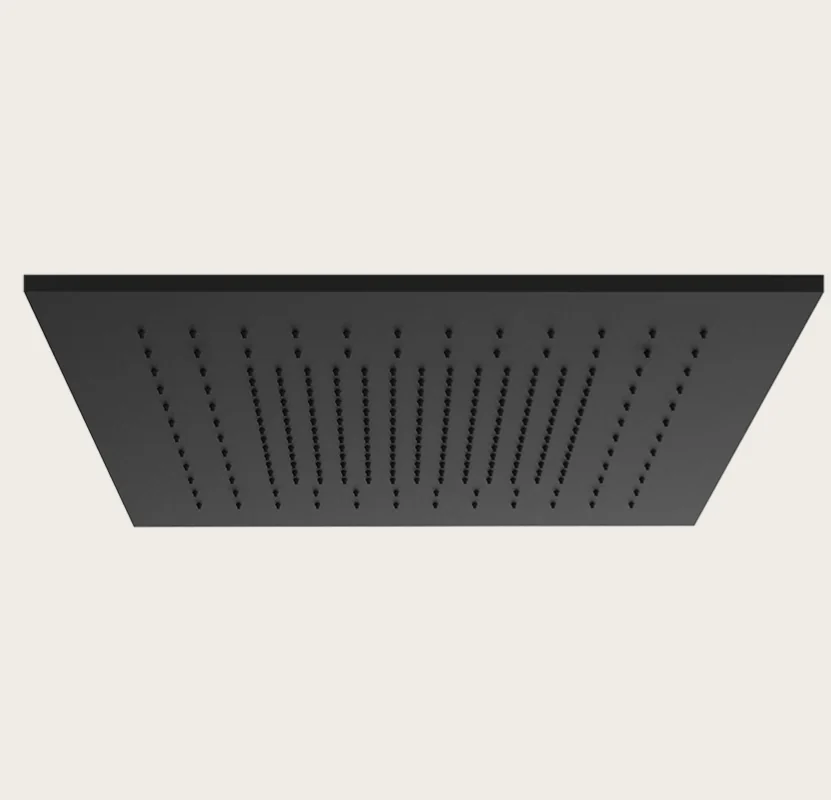Накладная панель, Gessi, Minimali, для душевой системы, 505*505, цвет-черный матовый