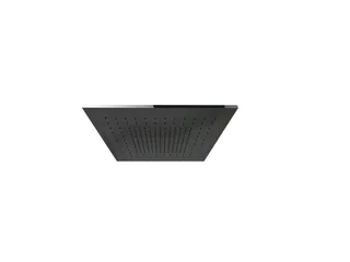 Накладная панель, Gessi, Minimali, для душевой системы, шгв 500*500*12, цвет-Black Metal Brushed PVD