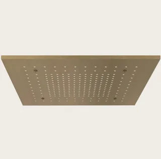 Накладная панель, Gessi, Minimali, для душевой системы, 505*505, цвет-Antique Brass