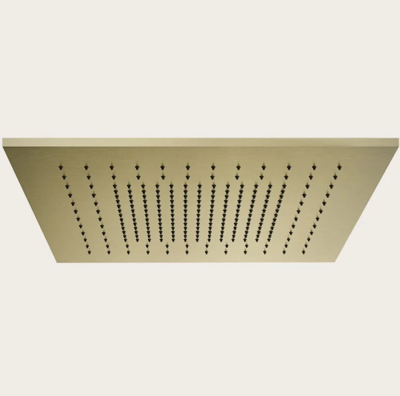 Накладная панель, Gessi, Minimali, для душевой системы, 505*505, цвет-Brushed Brass PVD