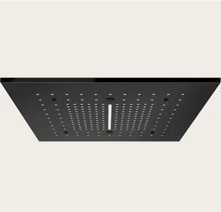 Накладная панель, Gessi, Afilo, для многофункциональной душевой системы, шг 500*500, цвет-Black Metal PVD