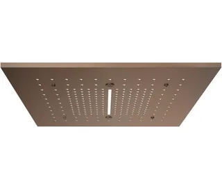 Накладная панель, Gessi, Afilo, для многофункциональной душевой системы, шг 500*500, цвет-Copper Brushed PVD