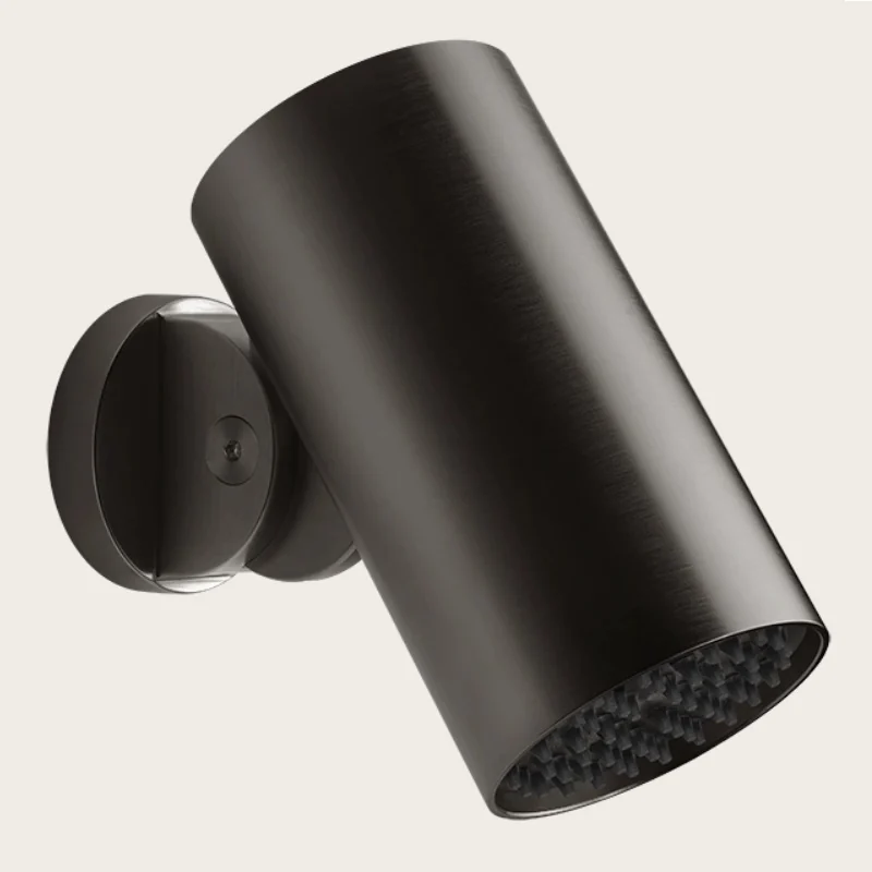 Верхний душ, Gessi, Spotwater Flessa, 79*79, цвет-Black Metal Brushed PVD