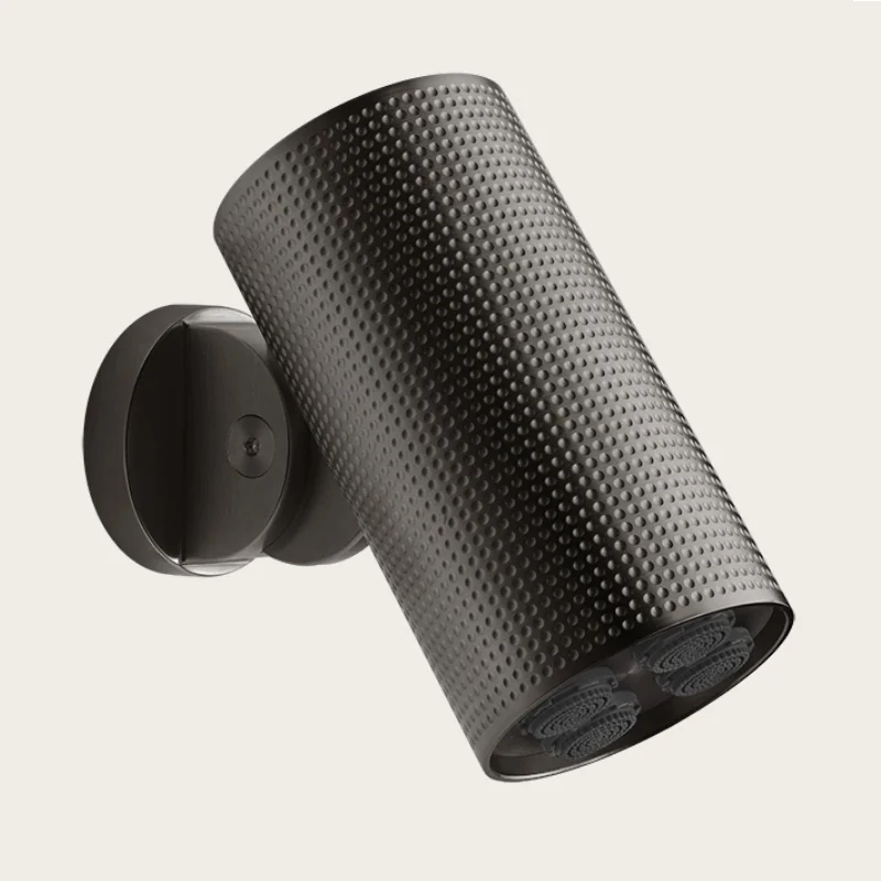 Верхний душ, Gessi, Spotwater Cesello, 79*79, цвет-Black Metal Brushed PVD